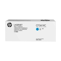 Купить Картридж лазерный HP LaserJet 508X CF361XC, голубой, Color LaserJet Enterprise M552/553/557 Алматы