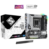 Купить Материнская плата ASRock B760M STEEL LEGEND WIFI LGA1700 4xDDR4 4xSATA RAID 3xM.2 HDMI DP eDP mATX Алматы