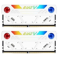 Купить Оперативная память 32GB Kit (2x16GB) GEIL EVO V RGB 7200Mhz DDR5 PC5-57600 GESW532GB7200C36ADC White Алматы