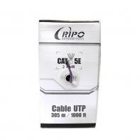 купить RIPO кабель сетевой, UСE-5512, UTP Cat.5e 2x2x1/0,5 PE 305 м/б (для внешней прокладки) в Алматы фото 1