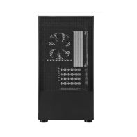 купить Компьютерный корпус FSP S110-B, Без БП, 1xUSB3.0/2xUSB2.0, 1xFAN120, mesh panel, Black, mATX в Алматы фото 3