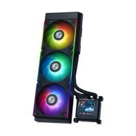 Купить Водяное охлаждение для CPU Lian Li HydroShift LCD 360R Black, 3x120mm, ARGB, G89.GHSLCD36RB.00 Алматы