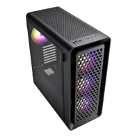 купить Компьютерный корпус FSP CUT593P(B), Без БП, 2xUSB3.0/Type-C, 4xFAN140 ARGB, Glass, Black, E-ATX в Алматы фото 3