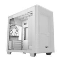 купить Компьютерный корпус FSP CST360W, Без БП, 2xUSB3.0/1xType-C, 2xFAN120, Tempered Glass, White, mATX в Алматы фото 1