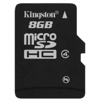 купить Карта памяти MicroSD 8GB Class 4 Kingston SDC4/8GBSP в Алматы фото 1