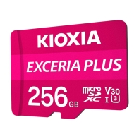 купить Карта памяти KIOXIA Exceria Plus (M303) 256GB microSD UHS I U3 с адаптером LMPL1M256GG2 в Алматы фото 2