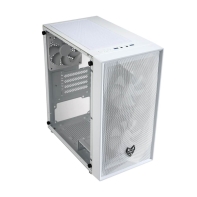 купить Компьютерный корпус FSP CST130 Basic(White), Без БП, 1xUSB3.0/2xUSB2.0, 3xFAN120, Glass, White, mATX в Алматы фото 2