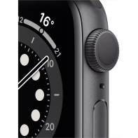 купить Apple Watch Series 6 GPS, 40mm Space Gray Aluminium Case with Black Sport Band - Regular, Model A2291 в Алматы фото 3