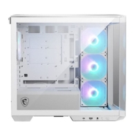 купить Компьютерный корпус MSI MAG PANO M100R PZ mATX/ITX 1x3.5"/2.5", USB 3.2 Type-A White в Алматы фото 2