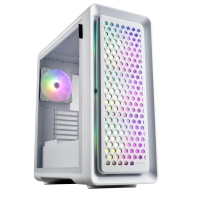 купить Компьютерный корпус FSP CUT593P(W), Без БП, 2xUSB3.0/Type-C, 4xFAN140 ARGB, Glass, White, E-ATX в Алматы фото 1