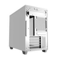 купить Компьютерный корпус FSP CST360W, Без БП, 2xUSB3.0/1xType-C, 2xFAN120, Tempered Glass, White, mATX в Алматы фото 3