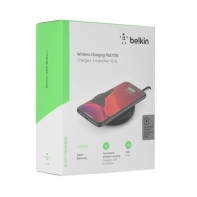 купить Беспроводное зарядное устройство Belkin Pad Wireless Charging Qi, 10W, black в Алматы фото 2