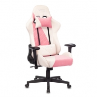 купить Кресло игровое Zombie VIKING X Fabric белый/розовый в Алматы фото 1
