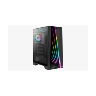 Купить Компьютерный корпус Aerocool Mirage-G-BK-v2, ATX/Micro ATX, USB 2*3.0/1*2.0,HD-Audio+Mic, Кулер 3*12см ARGB, Без Б/П Алматы