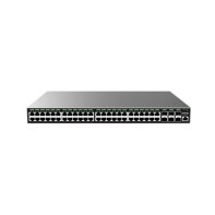 Купить Grandstream GWN7806P, Layer 2+ Managed Network Switch, 48x GbE RJ45 PoE 802.3 af/at, up to 30W per port, 360W total power budget, 6x SFP+, stackable Алматы