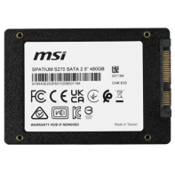 купить 480Gb SSD MSI SPATIUM S270 SATA III 2.5" S78-440E350-P83 в Алматы фото 2