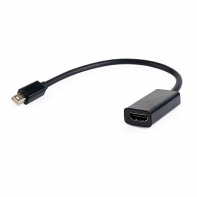 Купить Переходник miniDisplayPort - HDMI, Cablexpert A-mDPM-HDMIF-02, 20M/19F, кабель 15см, черный, пакет Алматы