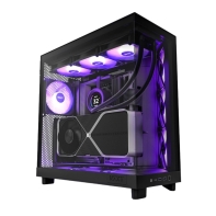 Купить Корпус NZXT H6 Flow RGB Compact Dual-chamber ATX Case with RGB Fans Black CC-H61FB-R1 Алматы