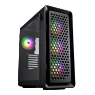 купить Компьютерный корпус FSP CUT593P(B), Без БП, 2xUSB3.0/Type-C, 4xFAN140 ARGB, Glass, Black, E-ATX в Алматы фото 1