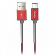 Купить Кабель OLMIO HD, USB 2.0 - USB Type-C, 1.2м, 2.1A, красный Алматы