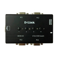 купить D-Link DKVM-4K/B3A 4-порт переключатель KVM с портами PS/2 и VGA в Алматы фото 2