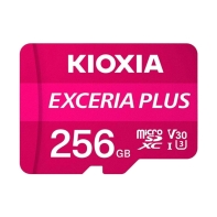 Купить Карта памяти KIOXIA Exceria Plus (M303) 256GB microSD UHS I U3 с адаптером LMPL1M256GG2 Алматы