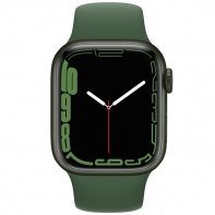 купить Apple Watch Series 7 GPS, 41mm Green Aluminium Case with Clover Sport Band - Regular, A2473 в Алматы фото 1