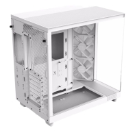 купить Корпус NZXT H6 Flow RGB Compact Dual-chamber ATX Case with RGB Fans White CC-H61FW-R1 в Алматы фото 3