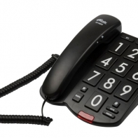 купить Телефон проводной Ritmix RT-520 черный в Алматы фото 1