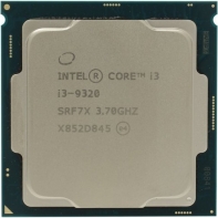 Купить CPU Intel Core i3 9320 3,7GHz (4,4GHz) 8Mb 4/4 Core Coffe Lake 62W FCLGA1151 Tray Алматы